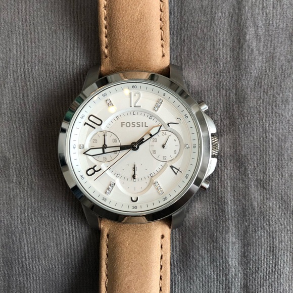 Fossil Accessories Fossil Leather Strap Watch Poshmark